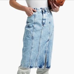 IRO Aypril Pencil Skirt Snow Blue, size 4  38